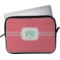 Pink & Orange Chevron Laptop Sleeve / Case (Personalized)