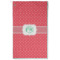 Pink & Orange Chevron Golf Towel - Poly-Cotton Blend w/ Monograms