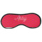 Pink & Orange Chevron Sleeping Eye Masks - Large (Personalized)
