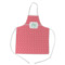 Pink & Orange Chevron Kid's Apron w/ Monogram