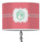 Pink & Orange Chevron Drum Lamp Shade (Personalized)