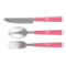 Pink & Orange Chevron Cutlery Set (Personalized)