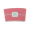 Pink & Orange Chevron Coffee Cup Sleeve (Personalized)