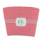 Pink & Orange Chevron Party Cup Sleeve - without bottom (Personalized)