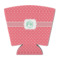 Pink & Orange Chevron Party Cup Sleeve - with Bottom (Personalized)