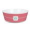 Pink & Orange Chevron Kid's Bowl (Personalized)