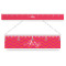 Pink & Orange Chevron Plastic Ruler - 12" (Personalized)