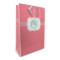 Pink & Orange Chevron Large Gift Bag (Personalized)