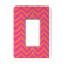 Pink & Orange Chevron Rocker Style Light Switch Cover