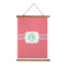 Pink & Orange Chevron Wall Hanging Tapestry (Personalized)