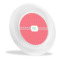 Pink & Orange Chevron Plastic Party Dinner Plates - 10" (Personalized)