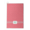 Pink & Orange Chevron Waffle Weave Golf Towel (Personalized)