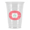 Pink & Orange Chevron Party Cups - 16oz (Personalized)