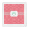 Pink & Orange Chevron Decorative Paper Napkins (Personalized)