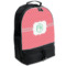 Pink & Orange Chevron Backpacks - Black (Personalized)