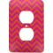 Pink & Orange Chevron Electric Outlet Plate