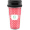 Pink & Orange Chevron Acrylic Travel Mug without Handle (Personalized)