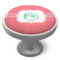 Pink & Orange Chevron Cabinet Knob (Personalized)