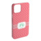 Pink & Orange Chevron iPhone Case - Plastic - iPhone 15 Plus (Personalized)