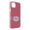 Pink & Orange Chevron iPhone Case - Plastic - iPhone 14 Pro Max (Personalized)