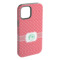 Pink & Orange Chevron iPhone Case - Rubber Lined (Personalized)