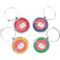 Design Your Own Wine Charms - Set of 4