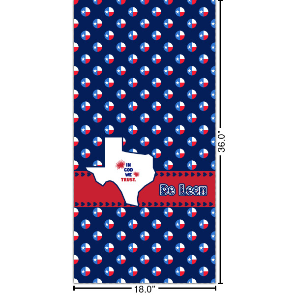 Custom Texas Polka Dots Cabinet Decal - XLarge (Personalized)