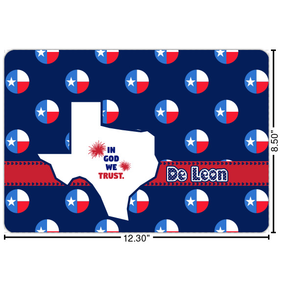 Custom Texas Polka Dots Laptop Skin - Custom Sized (Personalized)
