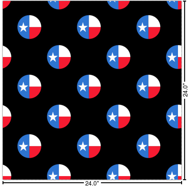 Custom Texas Polka Dots Wallpaper & Surface Covering (Peel & Stick 24"x 24" Sample)