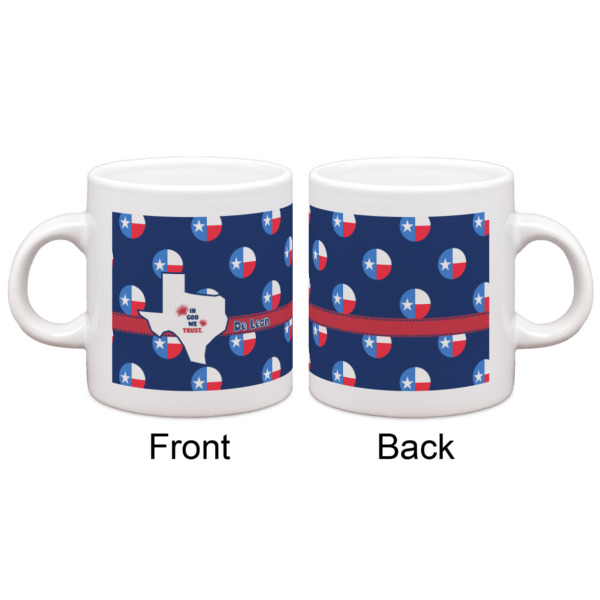 Custom Design - Single Shot Espresso Cup - Single - Front & Back