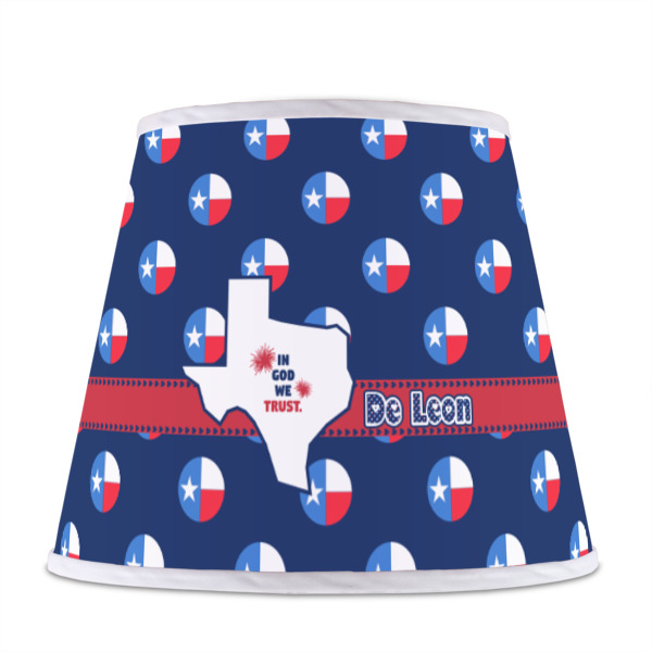 Custom Design - Poly Film Empire Lampshade - Front View