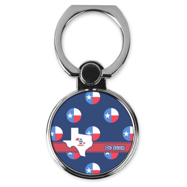 Custom Texas Polka Dots Cell Phone Ring Stand & Holder (Personalized)