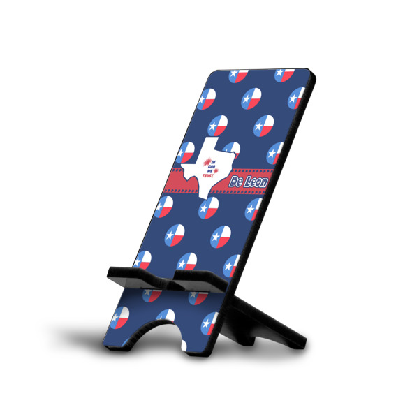 Custom Texas Polka Dots Cell Phone Stand (Personalized)