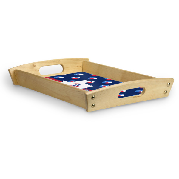 Custom Design - Serving Tray Wood Small - Corner