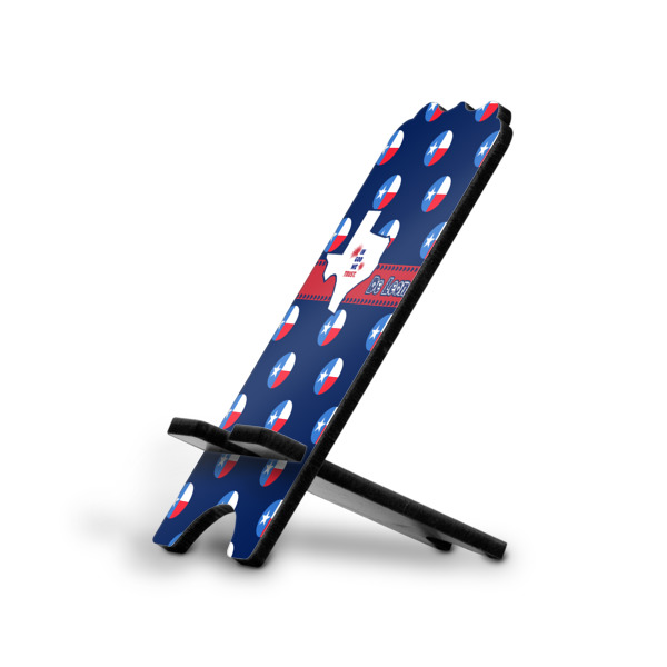 Custom Texas Polka Dots Stylized Cell Phone Stand - Small w/ Monograms