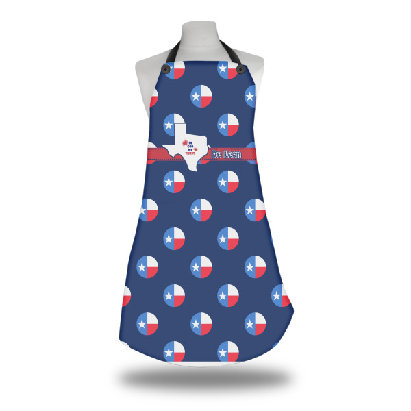 Custom Texas Polka Dots Apron w/ Monogram