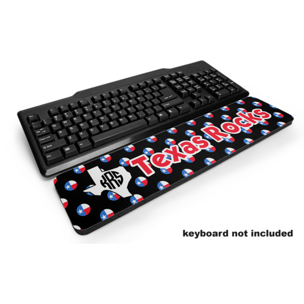 Custom Texas Polka Dots Keyboard Wrist Rest (Personalized)