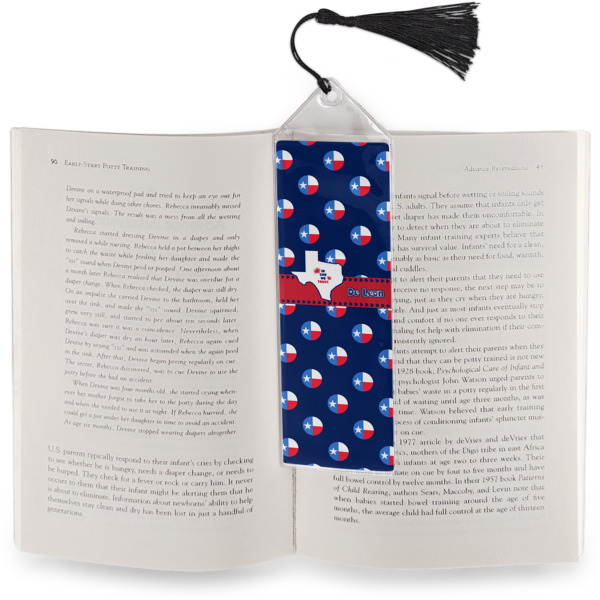 Custom Design - Bookmark w/ Tassel - In Book