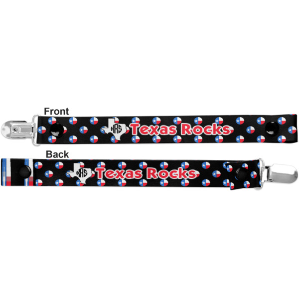 Custom Design - Pacifier Clip - Front and Back