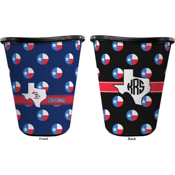 Custom Design - Waste Basket - Black - Double Sided - Approval