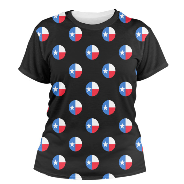 Custom Texas Polka Dots Women's Crew T-Shirt