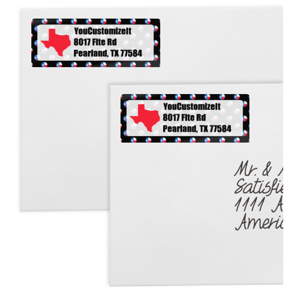 Custom Design - Mailing Labels - Double Stack Close Up