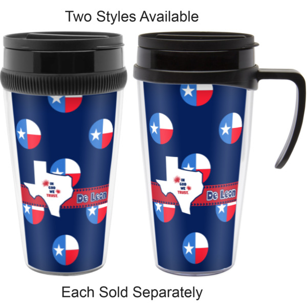 Custom Design - Acrylic Travel Mugs - With & Without Handle