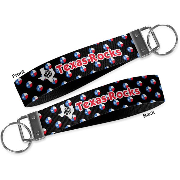 Custom Design - Key-chain - Metal and Nylon - Front and Back