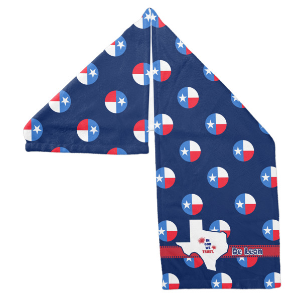 Custom Design - Sports Towel Folded - Both Sides Showing