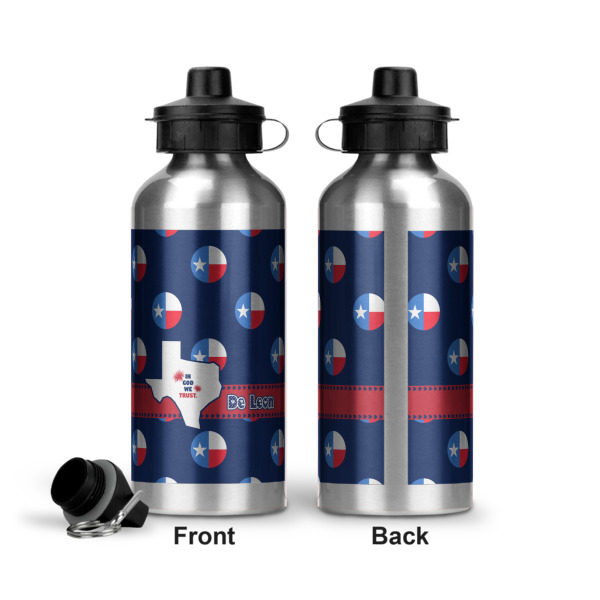 Custom Design - Aluminum Water Bottle - Front and Back