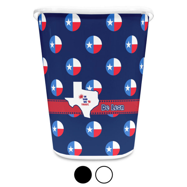 Custom Design - Waste Basket - Both Colors - Front