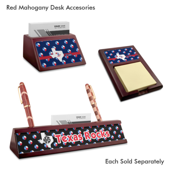 Custom Design - Mahogany Desk Accessories