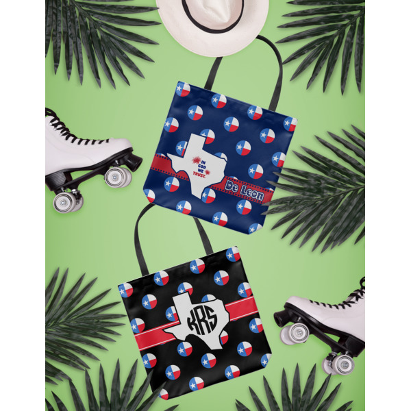 Custom Design - Canvas Tote Lifestyle Front and Back