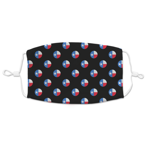 Custom Texas Polka Dots Adult Cloth Face Mask - XLarge